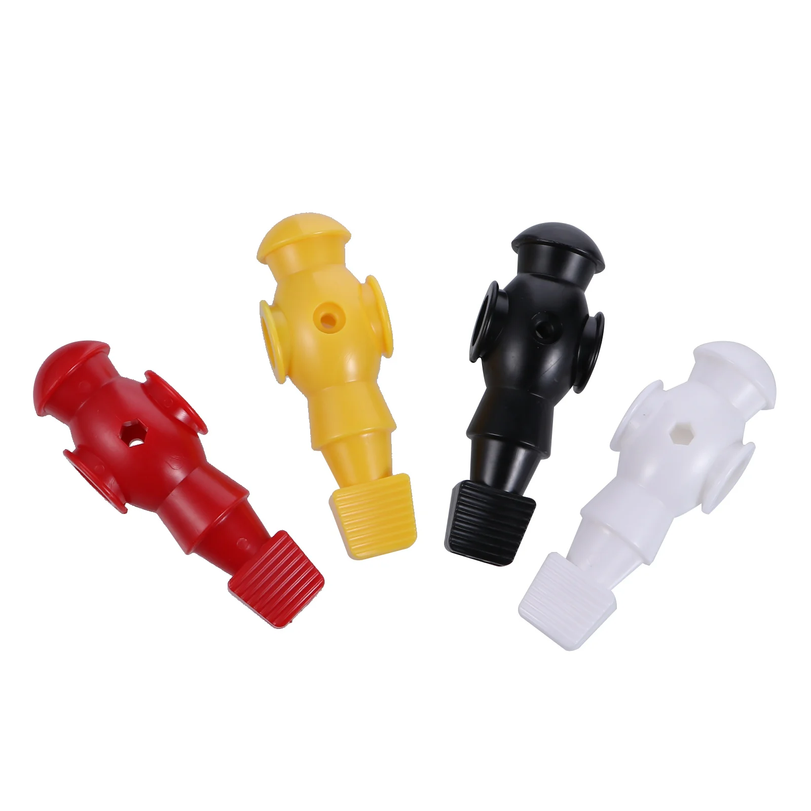 

4pcs Accessories Soccer Player Part for Table Game (White, Black, Yellow, Red)