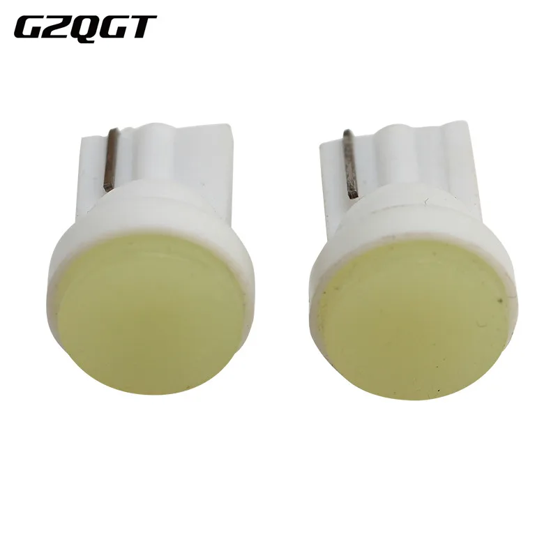 

100pcs Ceramic Car Interior LED T10 COB 3D W5W 168 Wedge Door Instrument Side Bulb Lamp Car Light White/Blue/Green/Red/Yellow