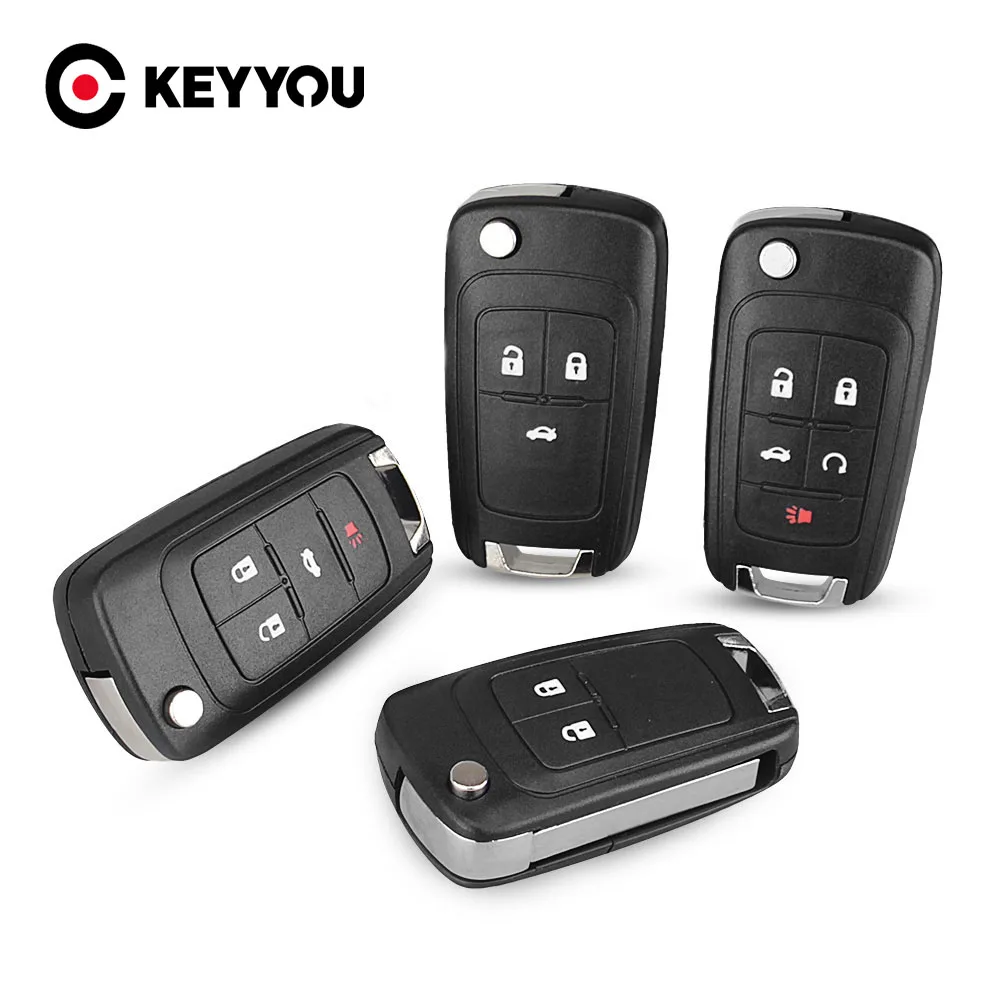 Чехол для автомобильного ключа KEYYOU 25X 2/3/4/5 кнопки дистанционного управления
