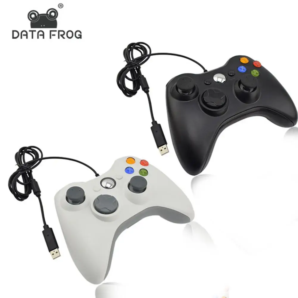Проводной USB геймпад Data Frog джойстик для ПК и Windows смартфонов | Электроника