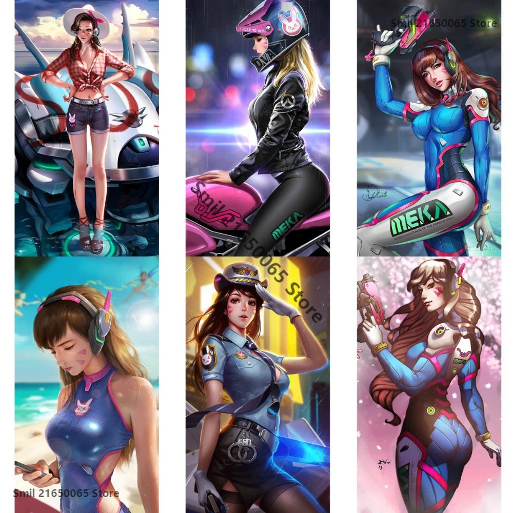 Алмазная живопись сделай сам Постер для игр Overwatch аниме сексуальная девушка