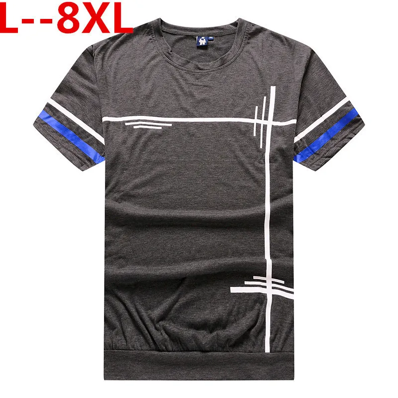 

10XL 8XL 6XL Brand T-Shirt Men 2020 Summer New Fashion Printed t shirts O-neck Casual Tee Male Plus Size High Quality Camiseta