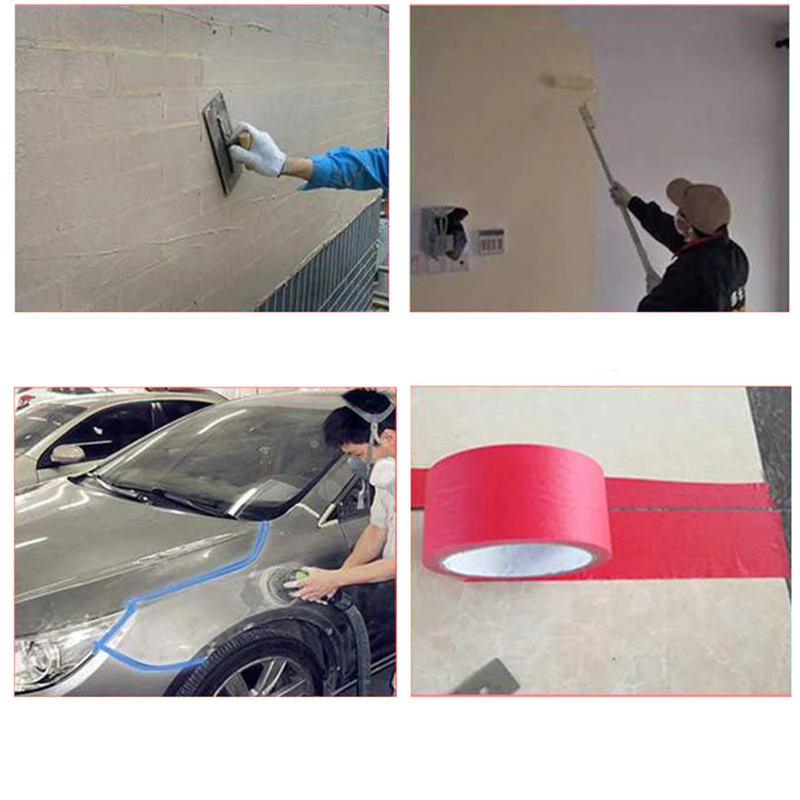 Автомобильная клейкая лента 6 шт. цвет устойчивая к высоким температурам