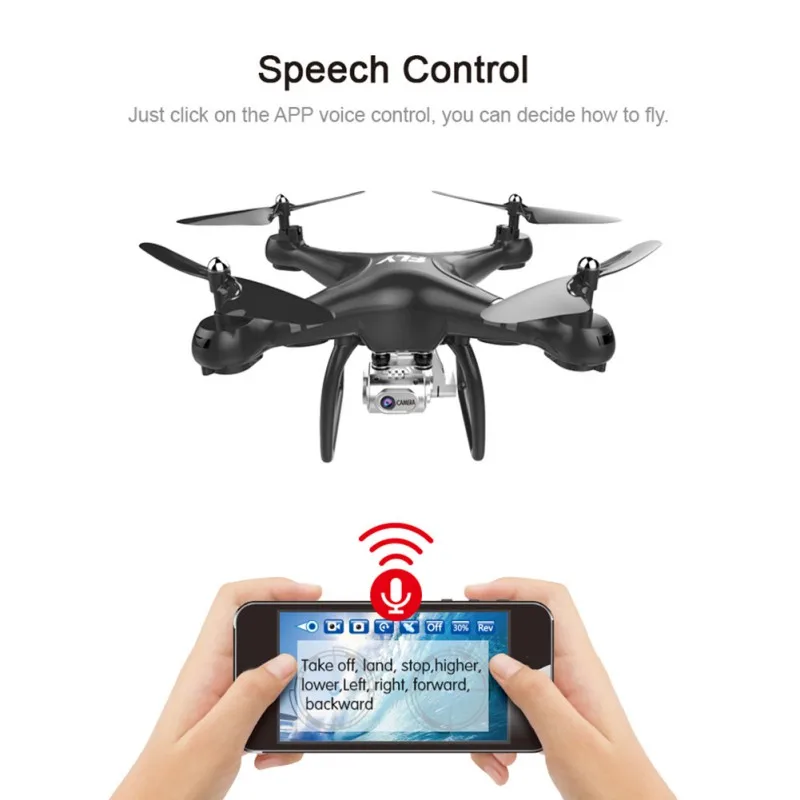 

High quality Fashion Remote Control Drones 2.4Ghz Large Quadcopter FPV HD Adjustable Camera Drone Fall resistant