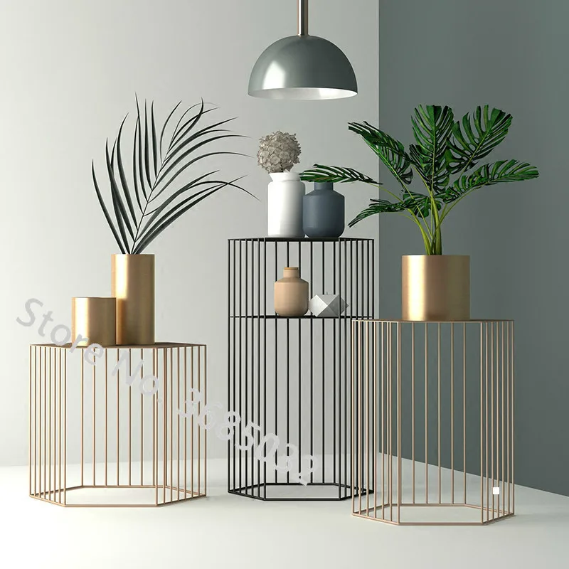 Новые модные железные журнальные столики креативные в гостиной простые