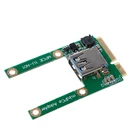 1 компл. Mini PCI-E PCI-Express карта к USB 2,0 Male преобразователь адаптер карта L4MD