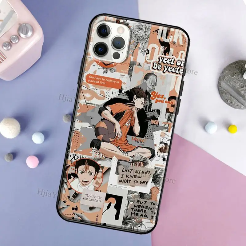 Чехол Haikyu 4 к верхней крышке для iPhone 13 mini 12 Pro Max чехол 11 XS X XR 7 8 Plus SE 2020 | Мобильные