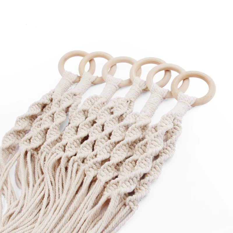 Подвеска для растений из макраме корзина горшок держатель висит узлом подъемный