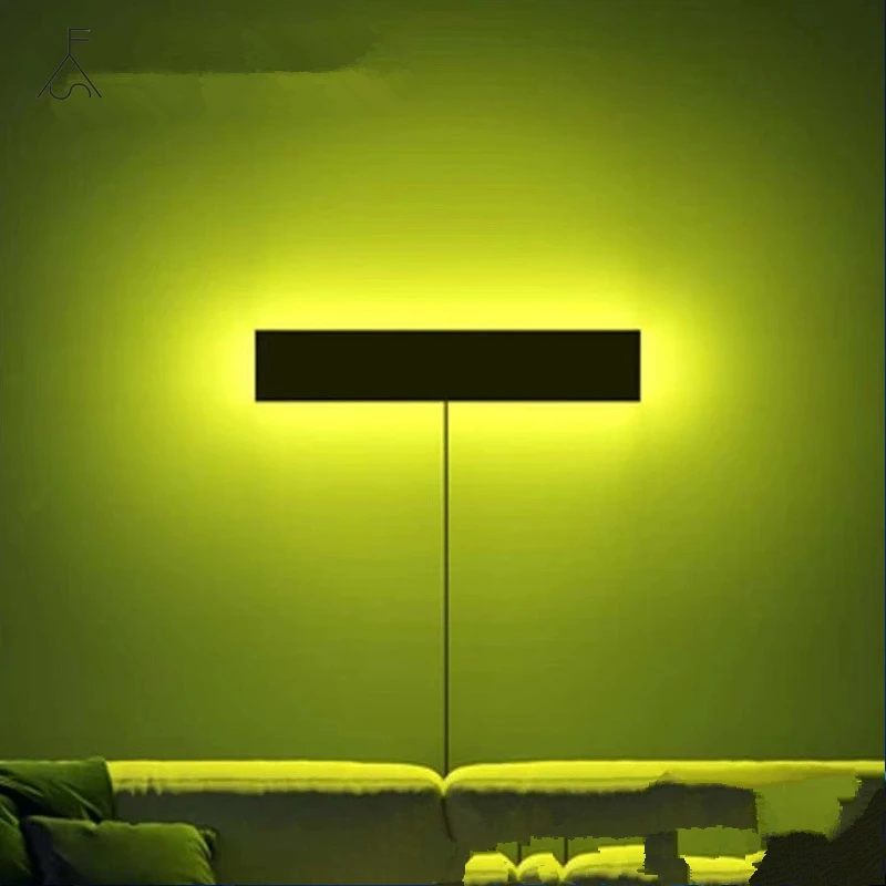 

Modern RGB LED Wall lamp Living Room Indoor Decoration Colorful Bedroom Bedside Wall lights Dining Room Lighting Dimmable Lights