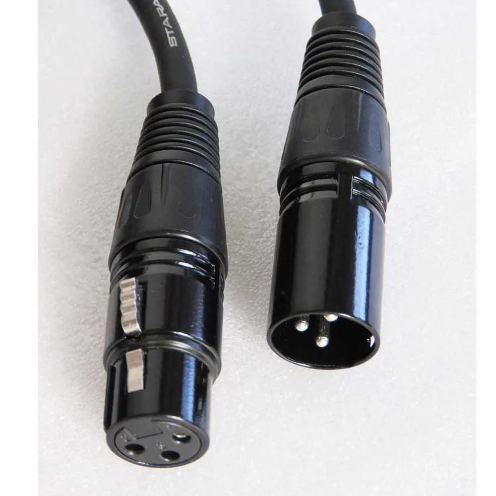 STARAUDIO 4 шт. 25 футов (7 5 м) Штекерный к женскому микшеру микрофон 3Pin экранированные