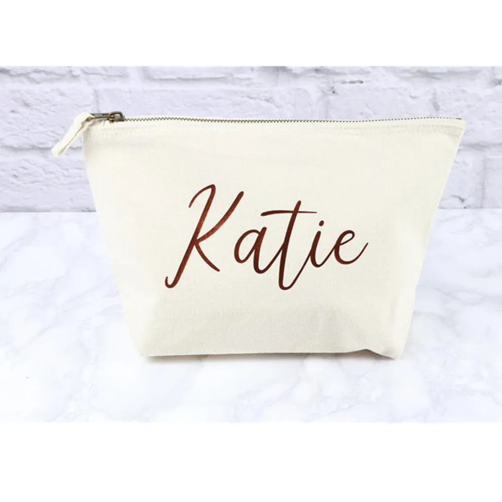 Индивидуальная Сумочка для макияжа с именем сценариев сумочка умывания куриных