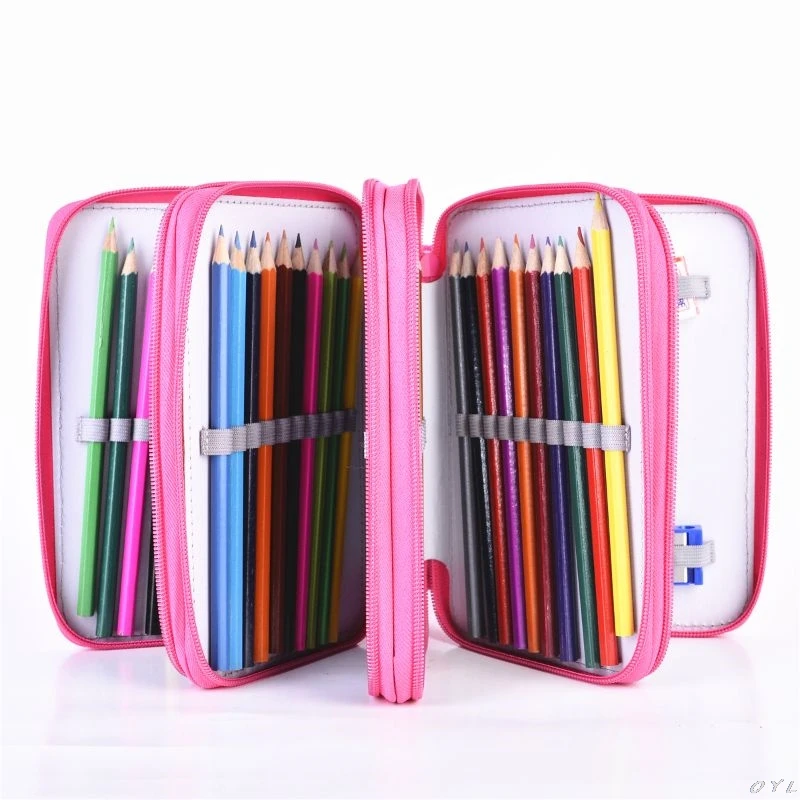 

4th Floor Pencil Case Colorful Pencil Box Stationery Art Painting Watercolor School Supplies