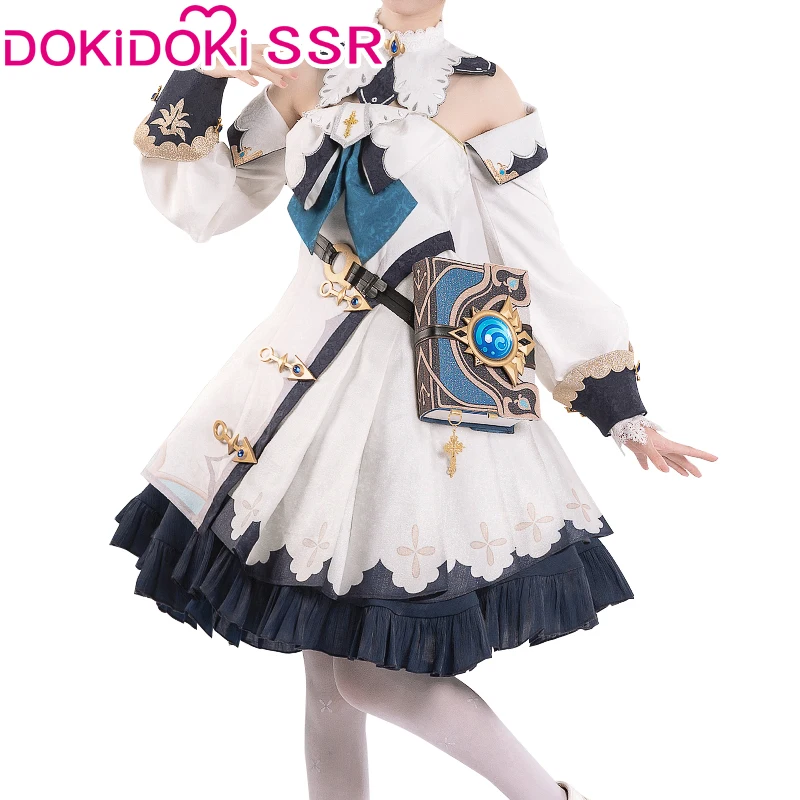 

IN STOCK DokiDoki-SSR Game Genshin Impact Cosplay Halloween Barbara Genshin Impact Barbara Cosplay Halloween