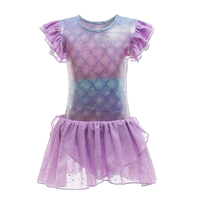 

Unicorn Summer Baby Girls Dress Short Sleeve Mesh Little Princess Swimsuit Christmas Birthday Party Gift 2-10 Years Kids Dresses