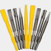 hex handle electric impact hammer chisel drill bit concrete brick wall drilling groove gouge flat masonry chisel removal scraper