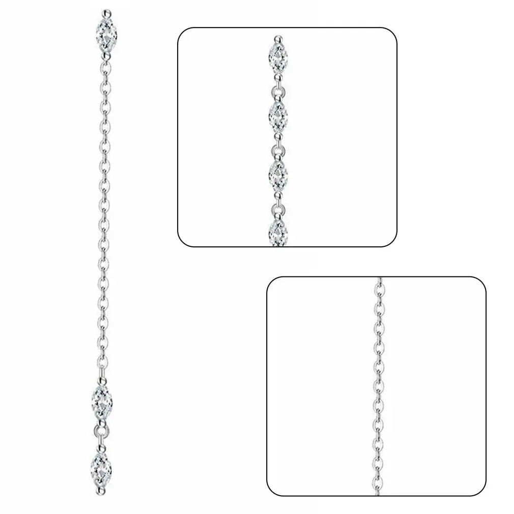 Модная Асимметричная Длинная кисточка цепочка серьги манжеты для женщин девочек