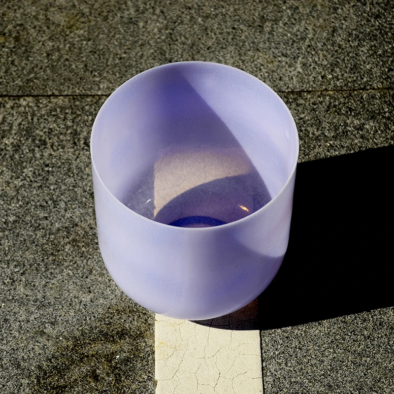 Топфуд аметистовый фьюжн чистый C # Adrenals кварцевый Хрустальный Поющая чаша 7' |