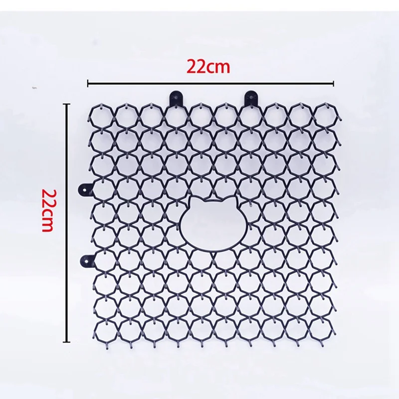Анти кошка прокалывания Pad шип сад Пластик коврик для ногтей отпугиватель