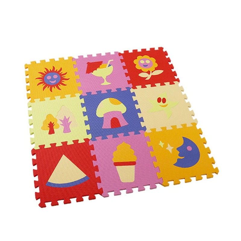

18Pcs Baby EVA Foam Puzzle Play Mats Kids Rugs Toys Carpet Interlocking Exercise Floor Tiles Toddler Carpet D & Star