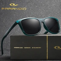 paranoid vintage sunglasses polarized mens sun glasses for men driving black square oculos male 8 colors model 8648 p8648