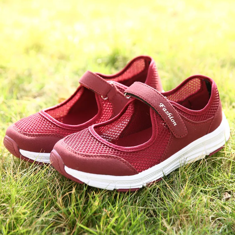 

Boat Breathable Sole Outdoor Comfortable Mom Soft Women's Sneakers Walking Lightweight Flat Casual Shoes Women Shoes Female Walk