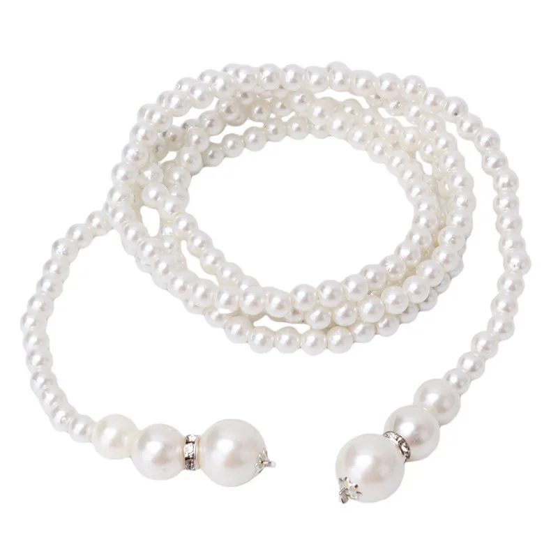 Classic Double Knot Simulated Pearl Tassel Long Necklace Knotted Female Fashion Sweater Jewelry | Украшения и аксессуары