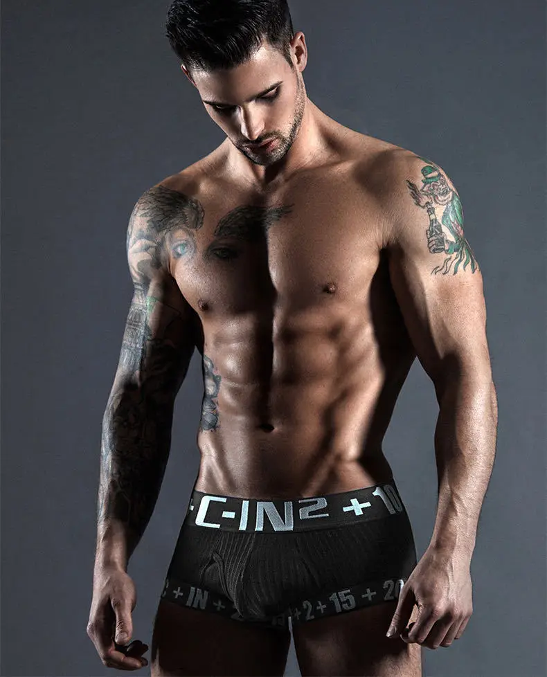 Трусы-боксеры мужские с низкой талией спортивные C-in2 | Мужская одежда