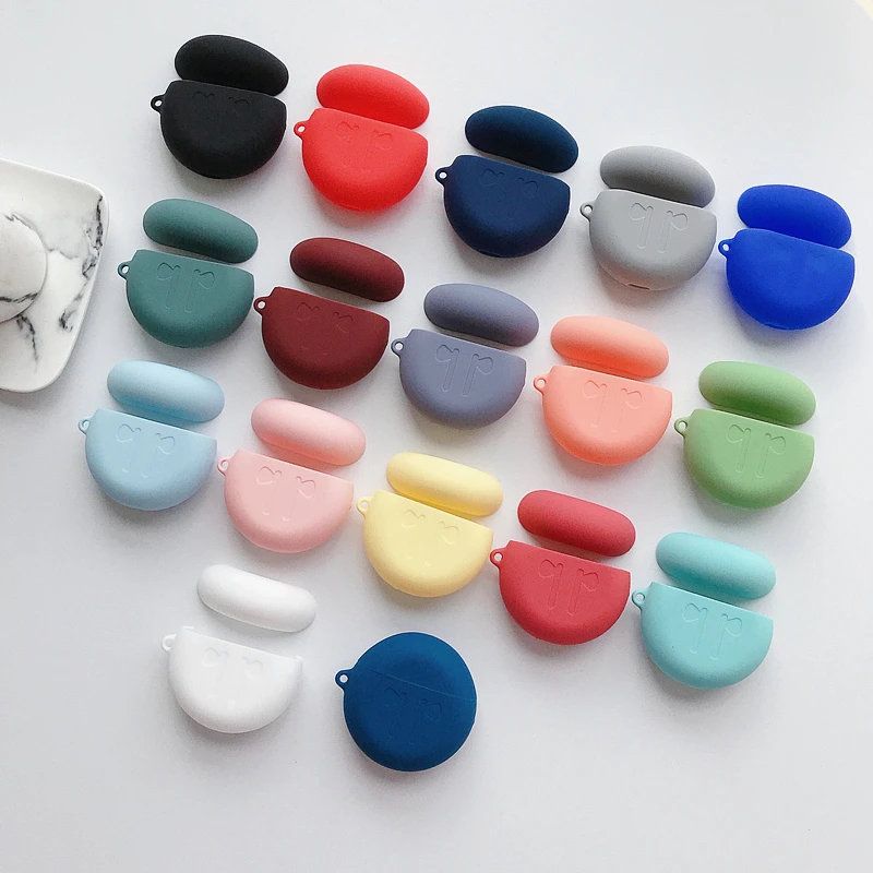 Чехол для Huawei Freebuds 3 милый простой и чистый однотонный чехол наушников чехлы Free Buds