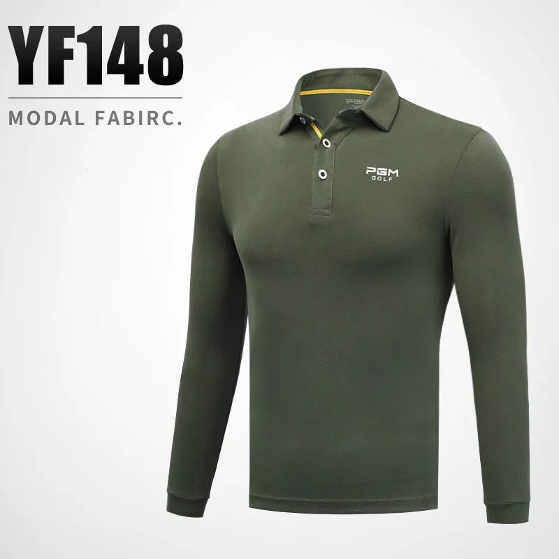 Новинка 2018 Мужская футболка для гольфа с длинным рукавом сезон осень зима