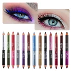 Двухцветная Водостойкая Подводка для глаз, 1 шт., карандаш, цветные стойкие тени для век, косметика для глаз, инструменты для макияжа для женщин