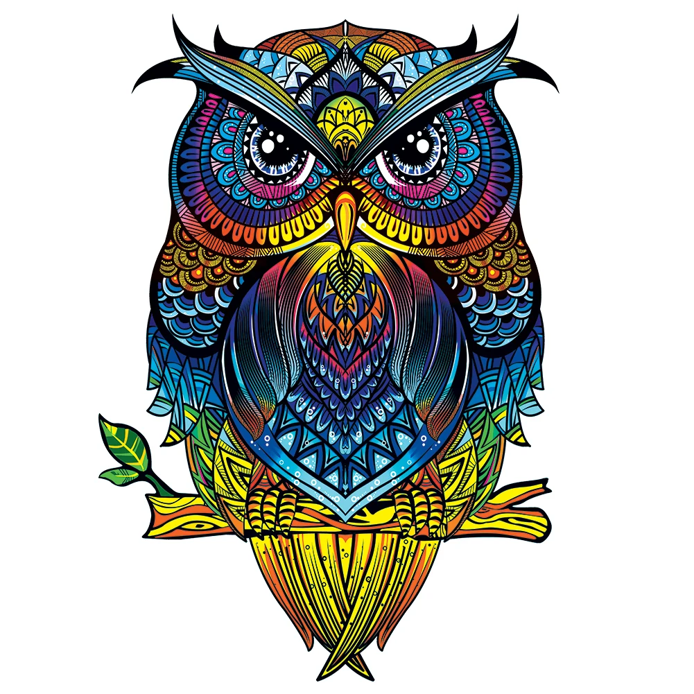 P Adults Animal Wooden Puzzle Peacock Owl Chameleo Wooden Jigsaw Puzzle Wood Jigsaw Puzzle Educational Toys For Kids Adults images - 6