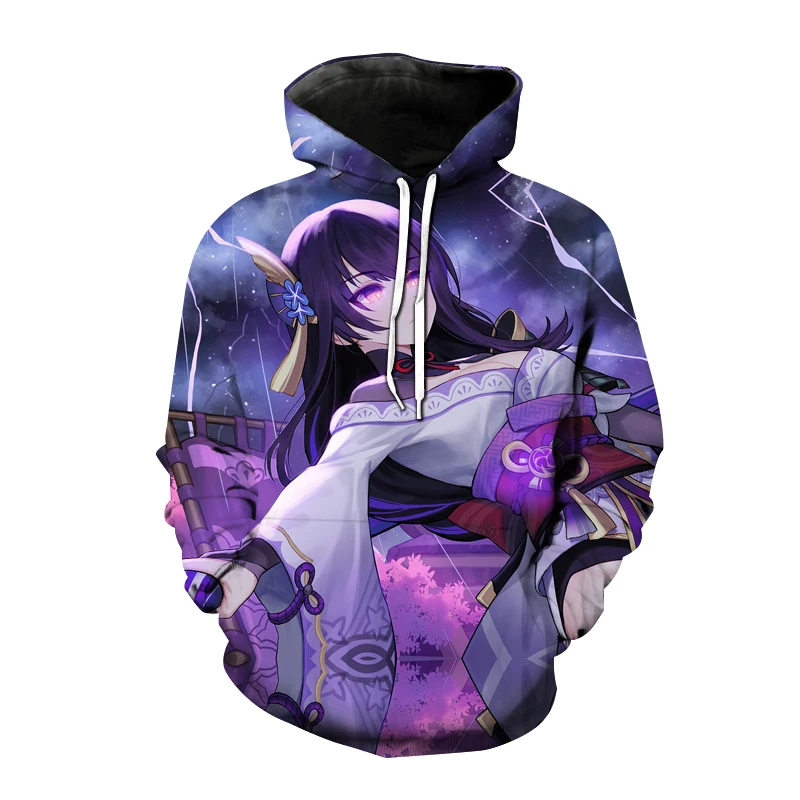 

Brand new anime 3D printing round neck sexy women's hoodie men's hoodie oversized casual street fashion children's top