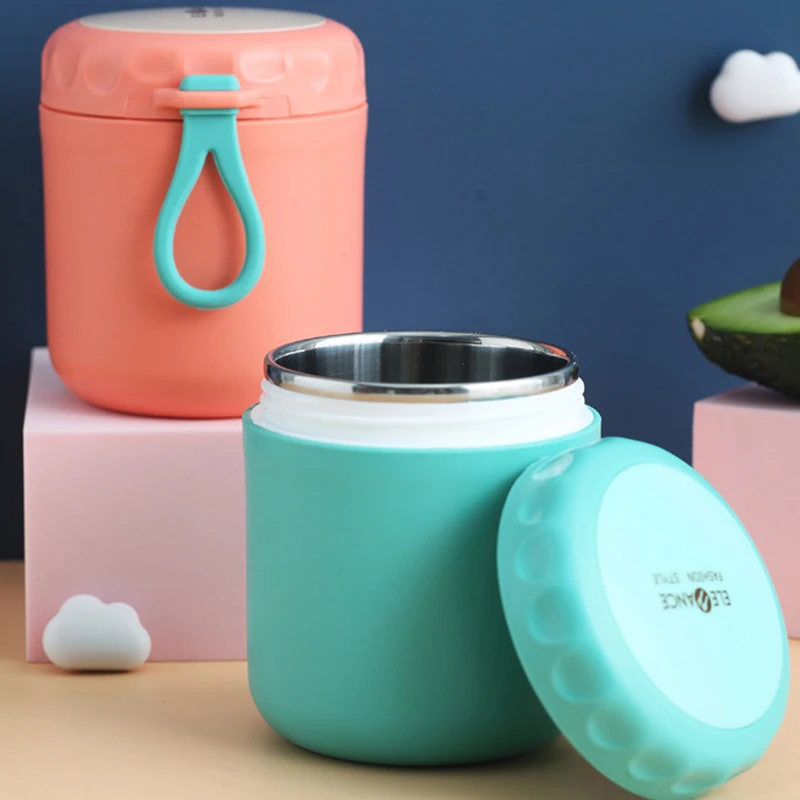 430 мл Еда Термальность фляга утепленная суп термос контейнеры Нержавеющая сталь