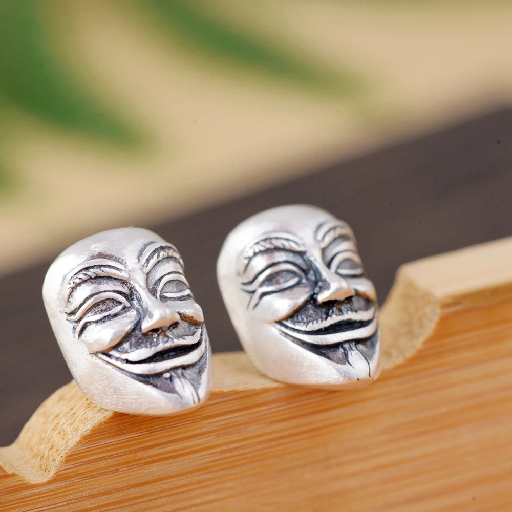 Мужские кольца из стерлингового серебра 990 пробы матовое кольцо V для Vendetta Mask