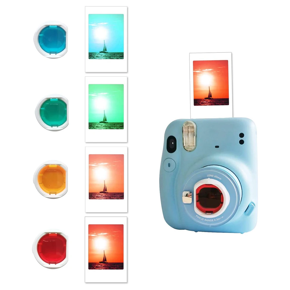 

Shoulder Strap Bag Case Photo Album Film Frame Selfie Set 14 in 1 Accessories Kit for Instax Mini 11 Shoulder Bag Case