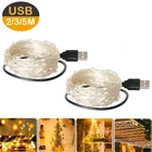 гирлянда новогодняя гирлянда гирлянда на елку светодиодная Светодиодные гирлянды, гирлянда штора Рождественское украшение, гибкая гирлянда на батарейках с питанием от USB, Декоративная гирлянда из