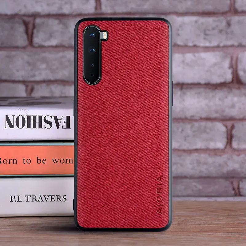 case for oneplus nord z n10 n100 5g coque luxury textile leather skin soft tpu hard phone cover for oneplus nord n100 n10 case free global shipping