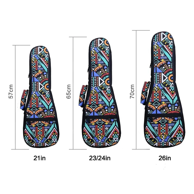 Чехол для укулеле с двойным ремешком 26 дюймов | Спорт и развлечения