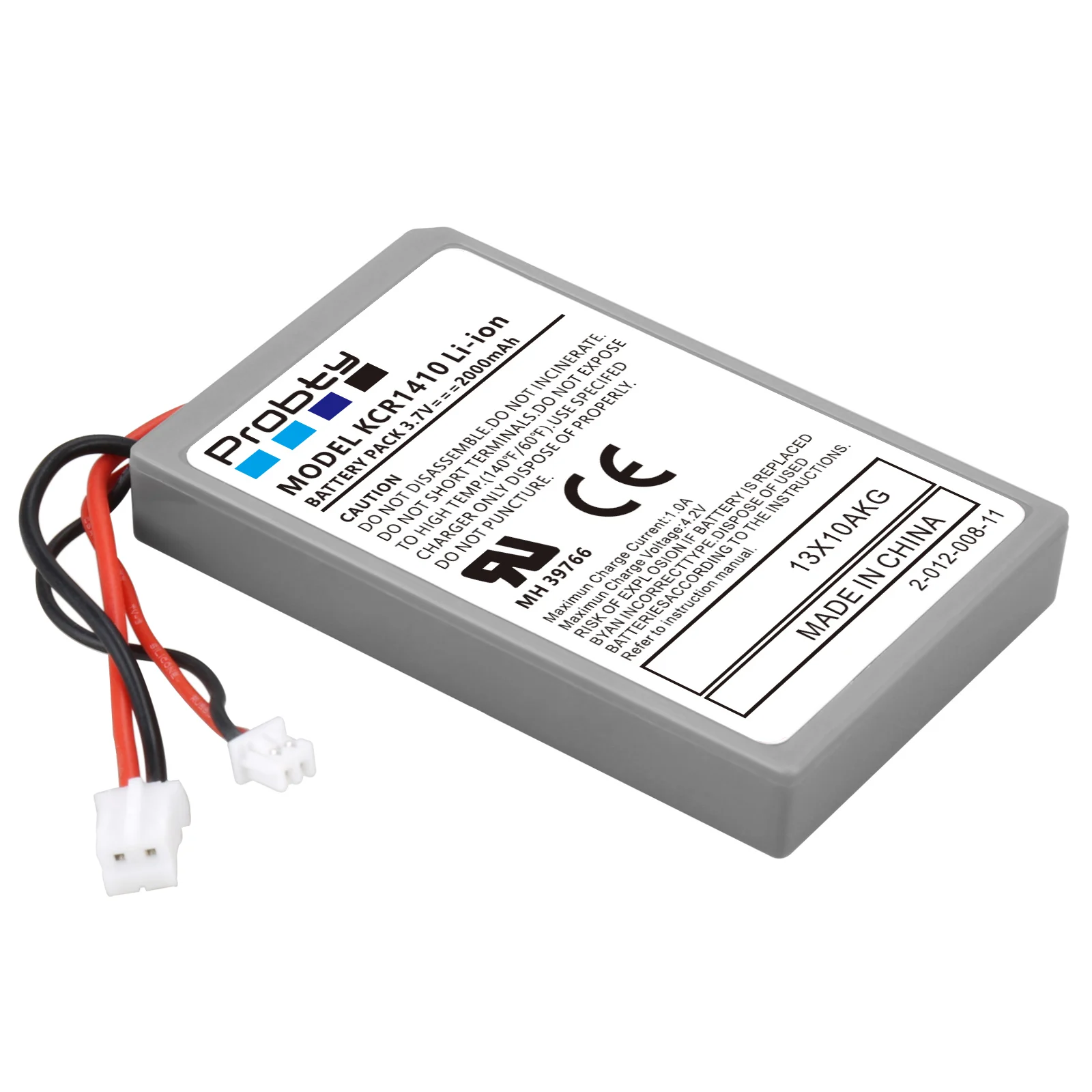 2 шт. перезаряжаемые литий-ионные батарейки 2000 мАч с USB-кабелем для беспроводного