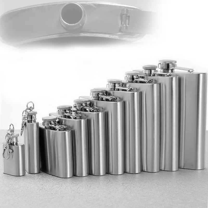 Новинка портативная фляжка из нержавеющей стали фляга и воронка качественный