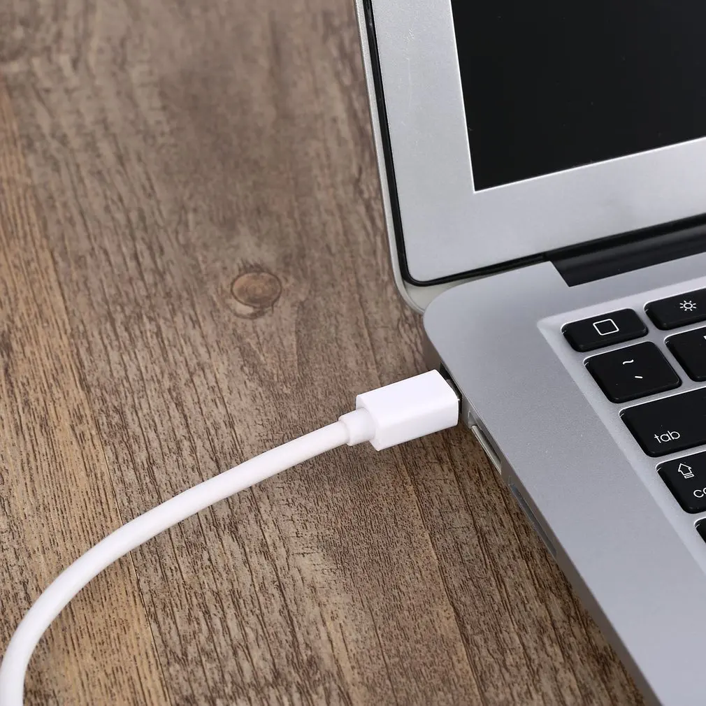 1 шт. мини-Кабель-адаптер для порта дисплея DP-VGA Apple MacBook Air Для iMac Mac Белый |