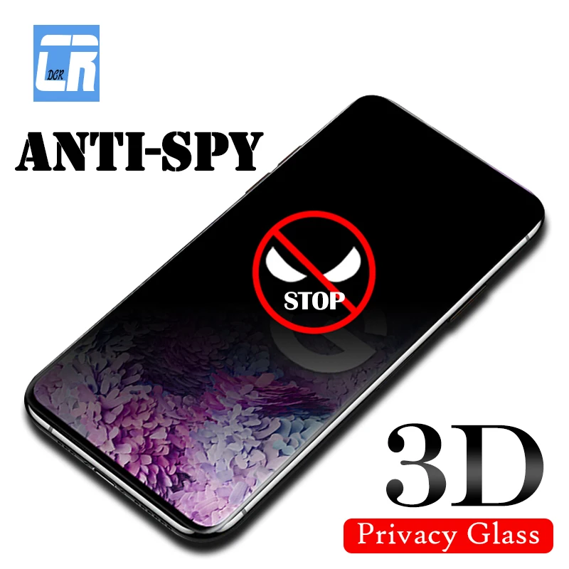 3D Защитная антишпионская защитная пленка из закаленного стекла для Samsung Galaxy S20 S10