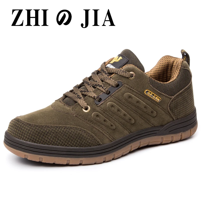 New Arrival Classics Style Men Hiking Shoes Lace Up Men Sport Shoes Wear-resistant Outdoor Jogging Trekking Sneakers Camping