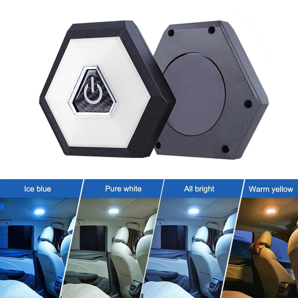 

Ламсветильник для чтения в салоне автомобиля, светодиодная лампа для чтения в багажнике, 4 режима освещения