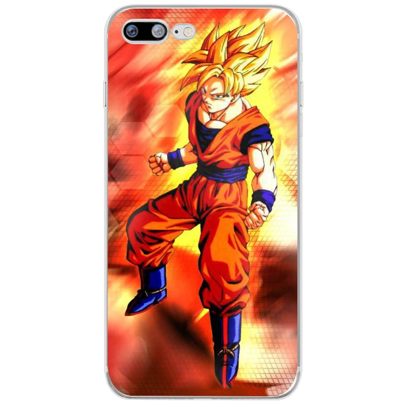 Манга комиксы Dragon Ball z goku Мягкий силиконовый чехол из ТПУ для iPhone 7 6 6s 8 Plus 5s SE X Xs Max Xr