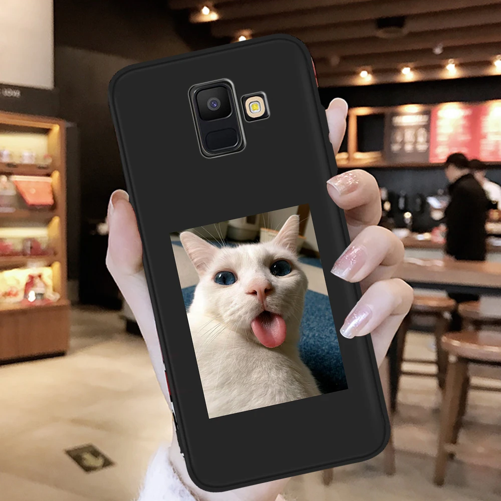 

Cat Cute Cartoon Funny Pattern for Samsung Galaxy A3 A5 A6 A7 A8 A9 A10 A30 A40 A50 A90 J3 J4 J5 J6 J7 J8 Plus Funda Cover Etui