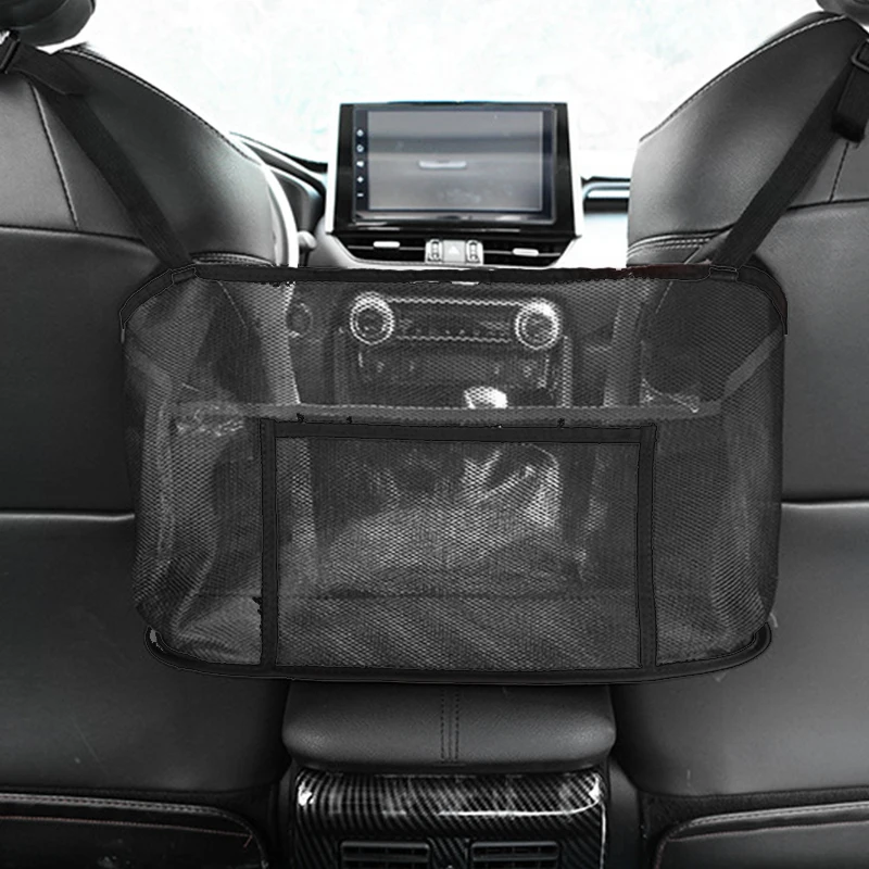 

40x11.5x26cm Automobiles Seat Storage Net Bag Handbag Universal High Quality Mesh Car Seat Storage Net Pocket #2