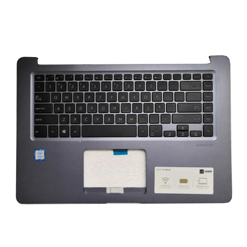 Бесплатная Доставка! 1 шт. 90% новый корпус для ноутбука C с клавиатурой ASUS Vivobook 15 X510