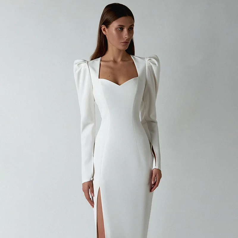

Summer Sexy Dress White Dress Bodycon Women Midi Party Dress 2021 New Arrivals Bodycon Dress Celebrity Evening Club Dress