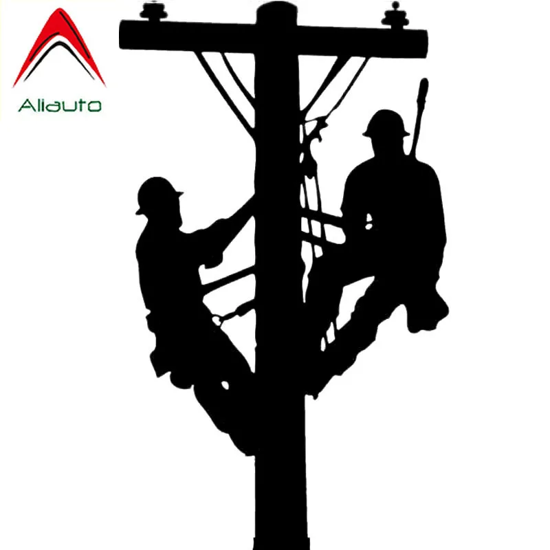 Aliauto креативные автомобильные стикеры Lineman Linemen Journeyman электрика Power Pole веселый